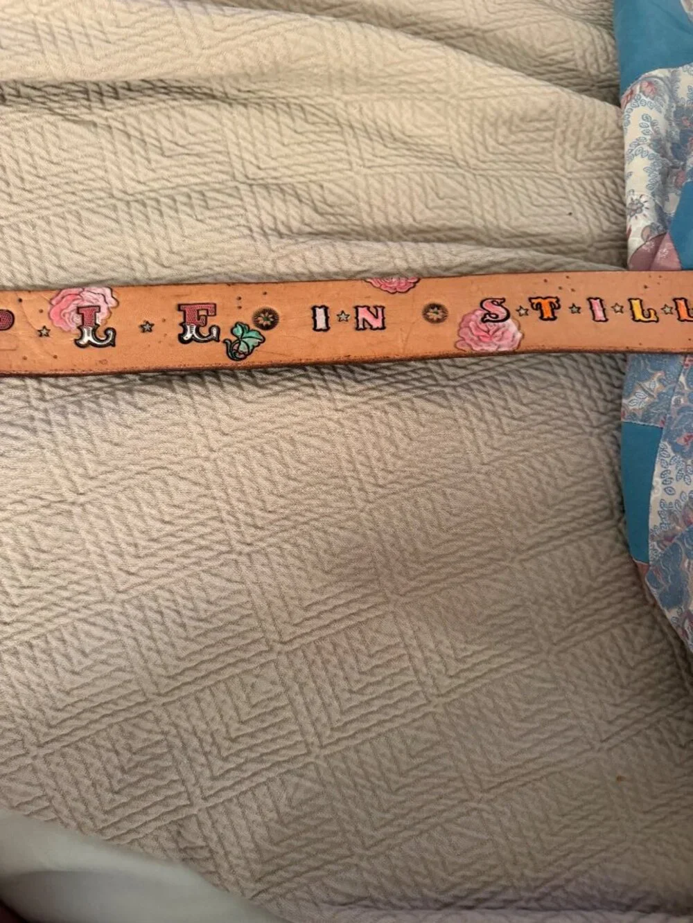 H&H Grateful Dead Handtooled Leather Belt 